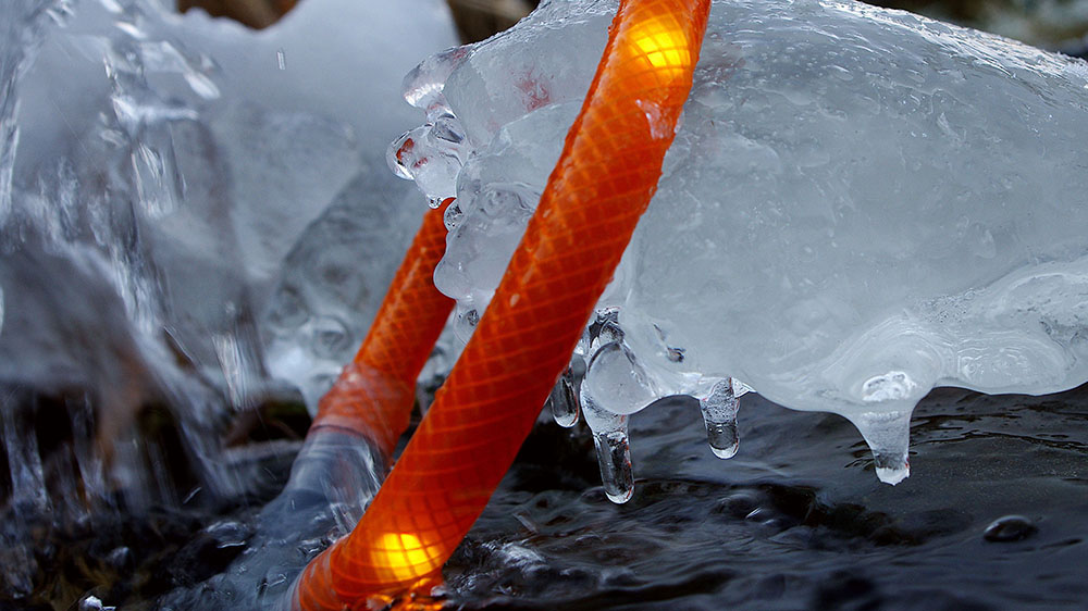 Leuchthalsband LEUCHTIE im winterlichen Härtetest